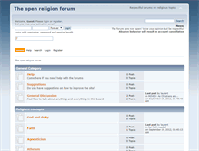 Tablet Screenshot of openreligion.com